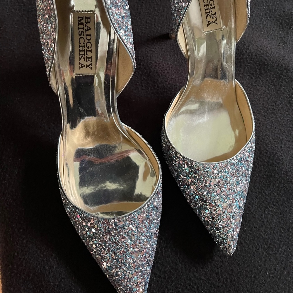 Badgley Mischka sparky stiletto pumps, size 10